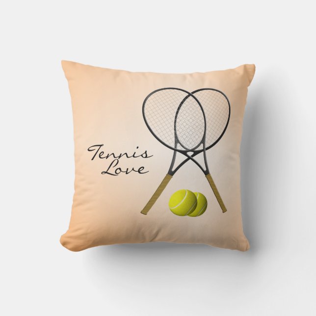 Tennis Love American Mojo Jeter Oreiller (Recto)