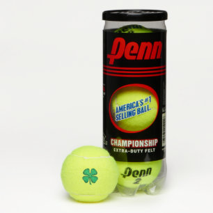 Tennis Lucky 4 Leaf Irlandais Clover Penn balles de tenni