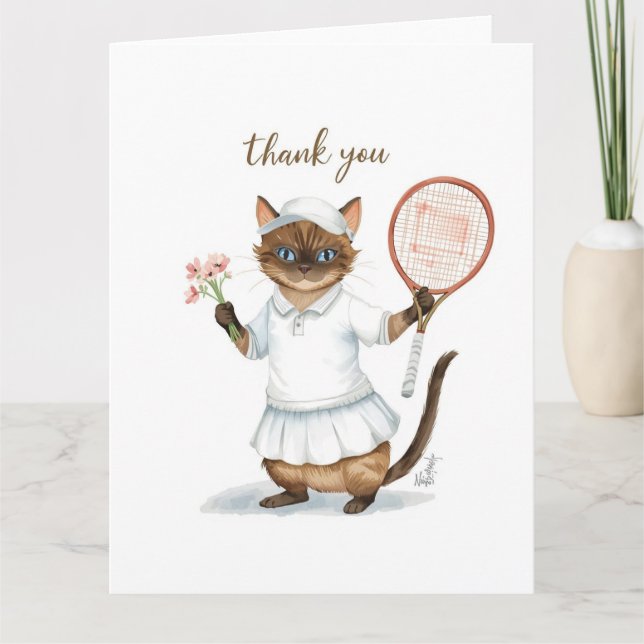 Tennis Merci chat pour amoureux de les chats (Devant)