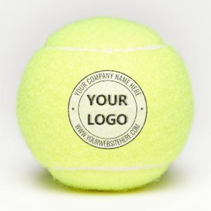 Tennis Modèle de texte de logo d'entreprise de balles de