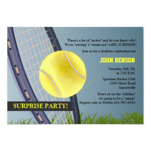 Invitations Faire Part Tennis Zazzle Fr