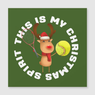 Tennis Noël avec rennes Noël Spirit