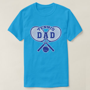 Tennis Papa Croisé Raquettes Tennis T-shirt Tennis