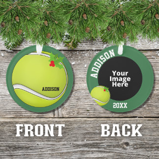 Tennis Photo personnalisée Noël