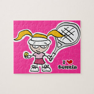 Tennis puzzle cadeau pour filles