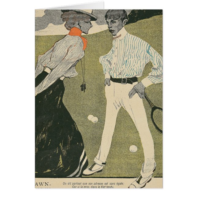 Tennis sur herbe (Devant)