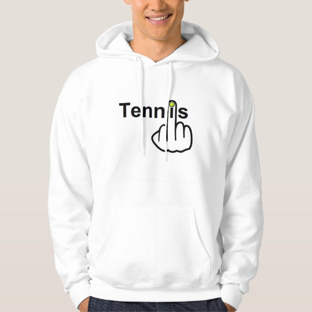 Tennis sweat - shirt à capuche Flip (Devant)