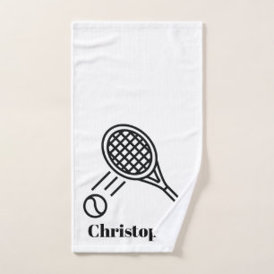 Tennis Thème Sport Nom Monogramme