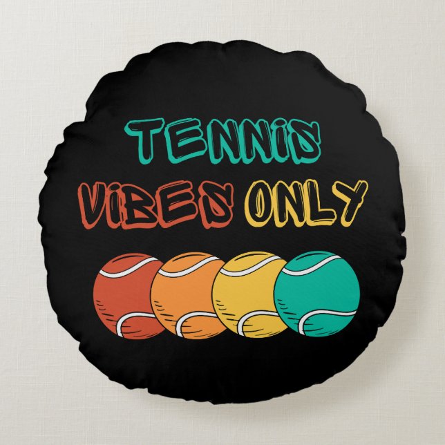 Tennis vibes seulement design coussin (Devant)