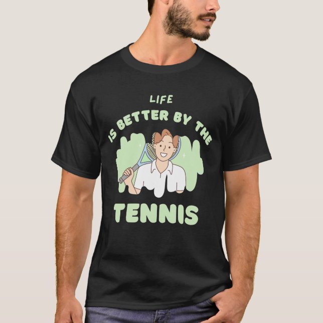 Tennis vibes seulement design T-Shirt design (Devant)