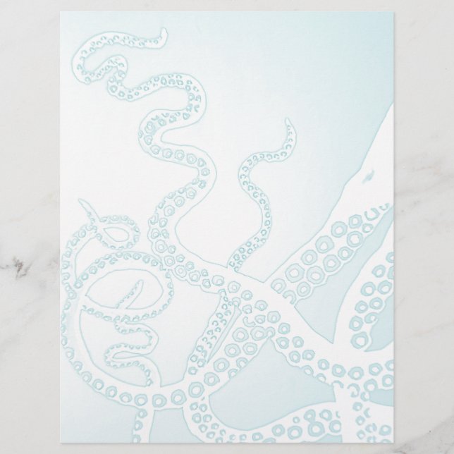 Tentacles octopiques bleu clair (Devant)