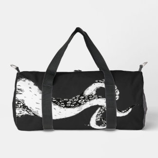 tentacules de pieuvre sur sac de sport noir