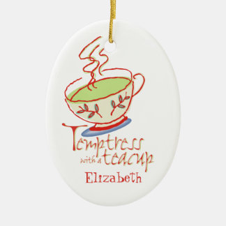Tentatatrice avec un ornement de tasse de thé