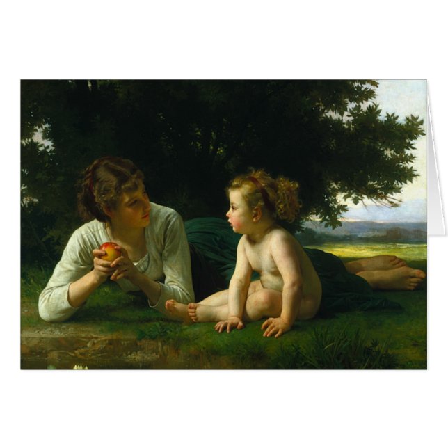 Tentation de Bouguereau 1880 (Devant horizontal)