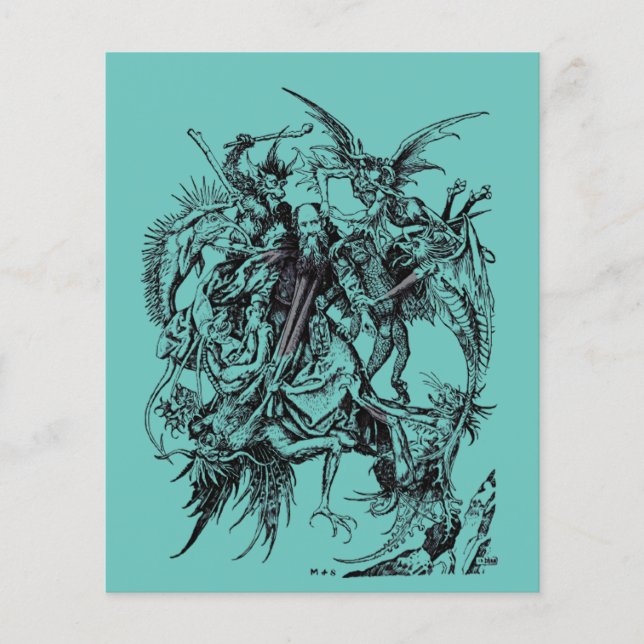 Tentation de saint Antoine le Grand (Devant)