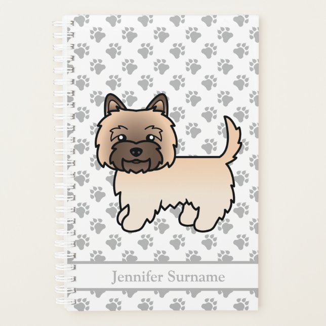 Tenter Cairn Terrier Chien de Dessin Animé Mignon  (Devant)