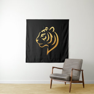 Tenture 黄金の虎 Gold Tiger – Art minimaliste japonais