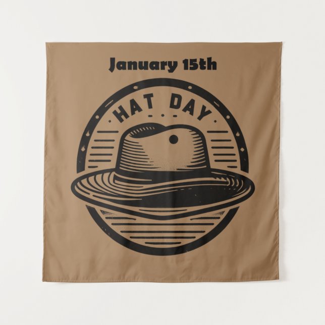 Tenture 15 janvier - Jour du Casquette (Devant)