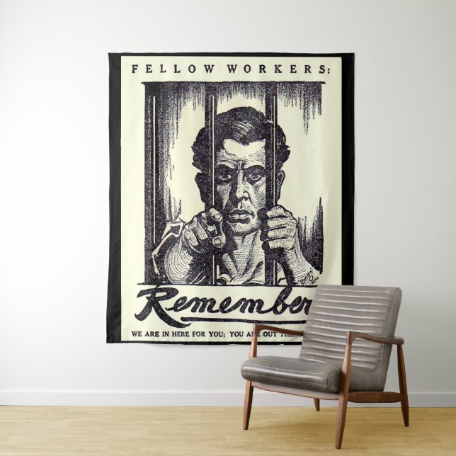 Tenture 1917 camarades de travail se rappellent ! (En situation)