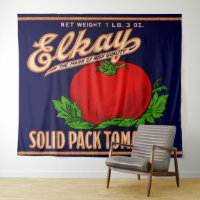 1930 Elkay Solid Pack Tomates peut imprimer étique