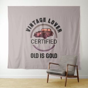 Tenture 1. amateur de voitures anciennes