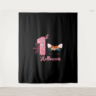 Tenture 1er Halloween Anniversaire Halloween Automne