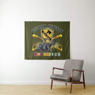 Tenture 1ère division de cavalerie Air Cav Vietnam