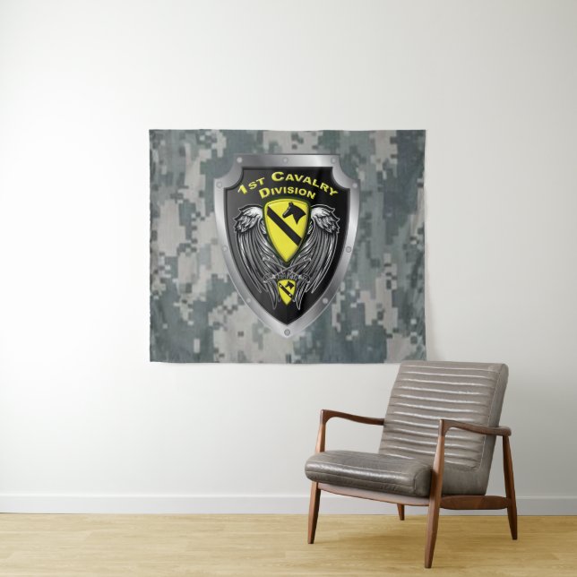 Tenture 1re division de cavalerie puissante (En situation (horizontale))