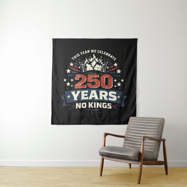 Tenture 250 Ans Pas De Rois Patriotique (En situation)