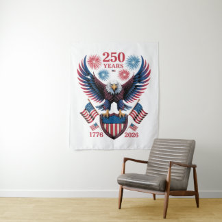 Tenture 250e anniversaire 250 ans États-Unis 1776