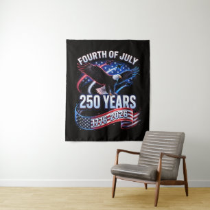Tenture 250e anniversaire États-Unis 1776-2026 Patriotique