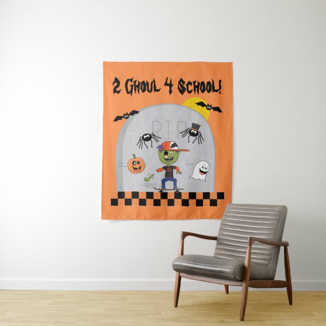 Tenture 2 Ghoul 4 School Boy Tapestry (En situation)