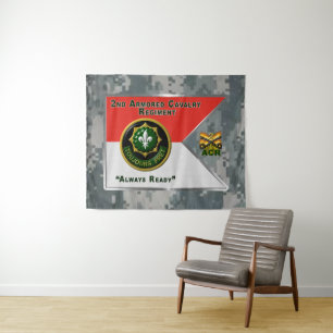 Tenture 2e régiment de cavalerie blindée ACR “Toujours Prê