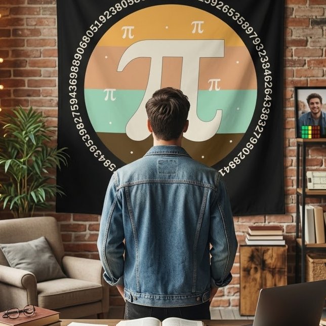 Tenture 3.14 Conception de la Journée nationale Pi - Idée  (Créateur téléchargé)