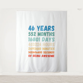 Tenture 46th Birthday 46 Years Of Being Awesome Wedding An