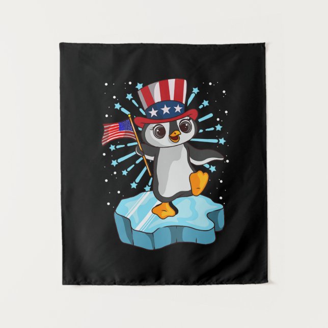 Tenture 4 juillet 2021 Penguin (Devant)