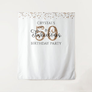 Tenture 50 ET FABULEUX Fond de décor de fête en cuivre dor