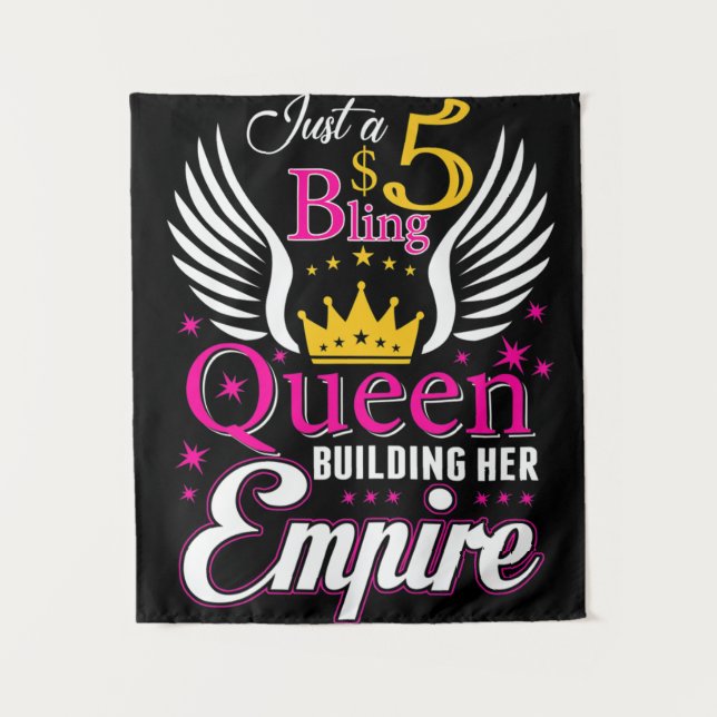 Tenture 5 Bling Queen pour femmes Dames Paparazzi (Devant)