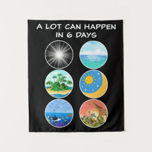 Tenture 6 Jours de création - Genèse 1-2 Enseignant scolai