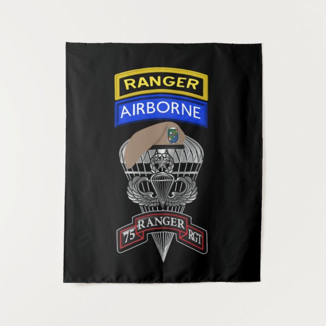 Tenture 75e régiment de Rangers (Devant)