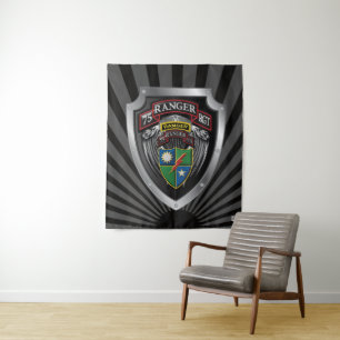 Tenture 75e Régiment de Rangers STB Bataillon