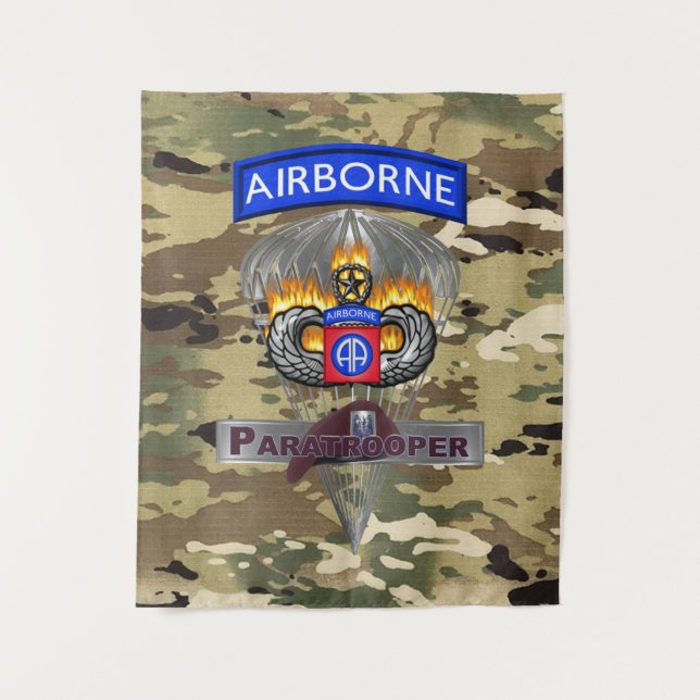 Tenture 82e division aéroportée  (Devant)