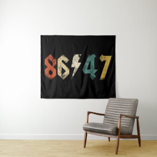 Tenture 8647 Anti Trump Retro Vintage 80s Rock Style