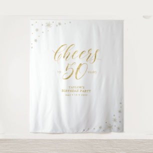 Tenture À 50 ans, félicitations   Fête d'anniversaire des 