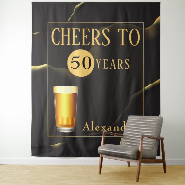 Tenture À 50 Ans Mens Fab Anniversaire (En situation)