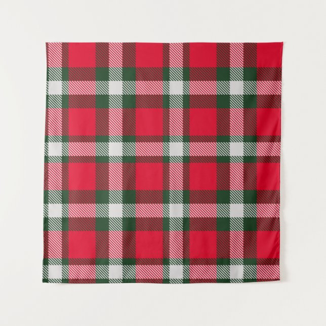 Tenture À damiers classique Tartan Design transparent Cont (Devant)