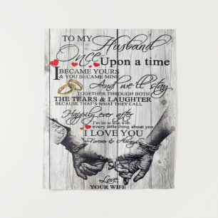 Tenture À Ma Lettre De Mari, Citations D'Amour Cadeau