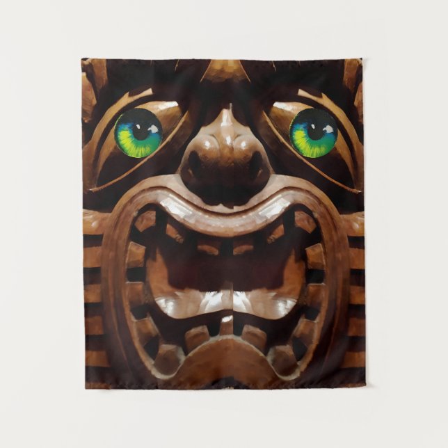 Tenture A Tiki Terracé - Ken Gage Art (Devant)