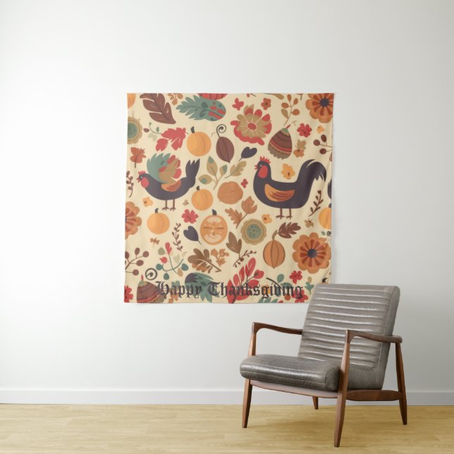 Tenture Abondance d'automne (En situation)