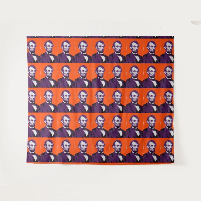 Tenture Abraham Lincoln alt (Devant (Horizontal))
